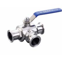 Three-Piece Ball Valve with TC End Manufacturer in India