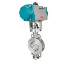 Triple Offset Pneumatic Butterfly Valve Manufacturer in India